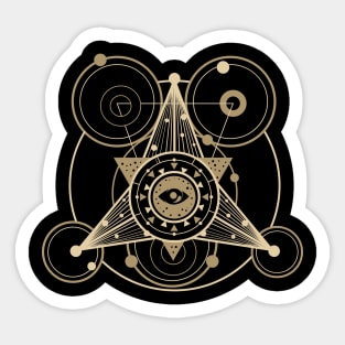 compass Sacred geometry Sticker